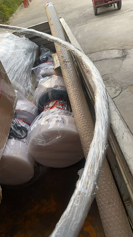 工裝、篩網、電機等發貨